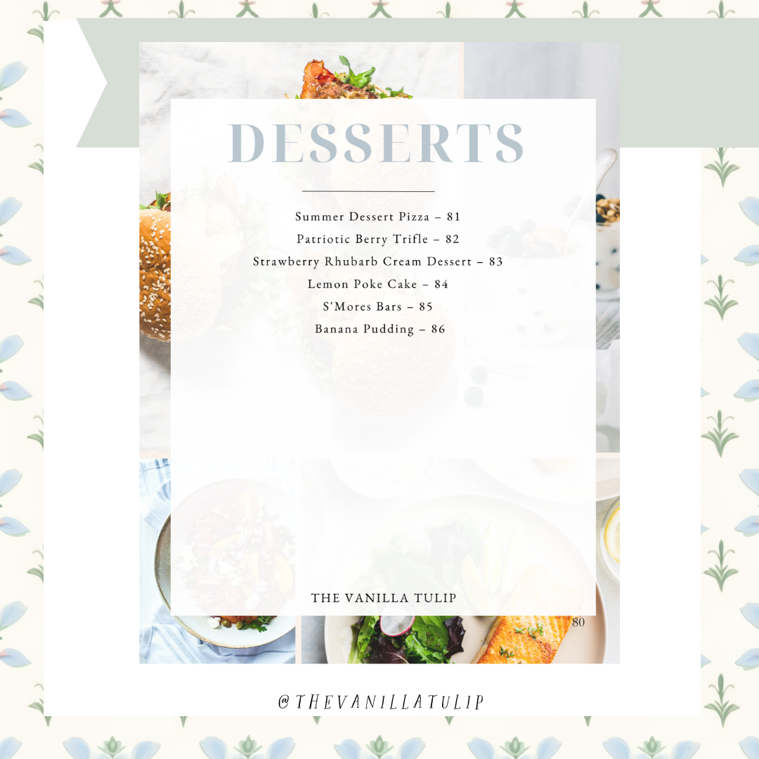 The No-Think, No-Overspend Summer Meal Plan & Cookbook- DIGITAL COPY