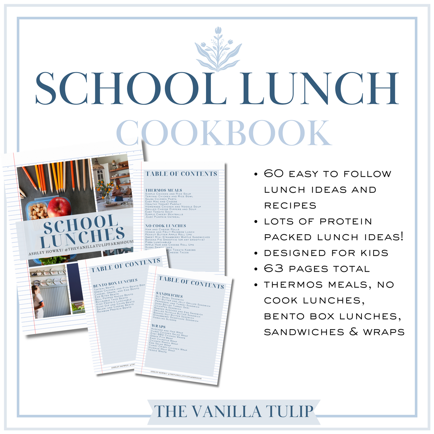 (DIGITAL) School Lunch Cookbook