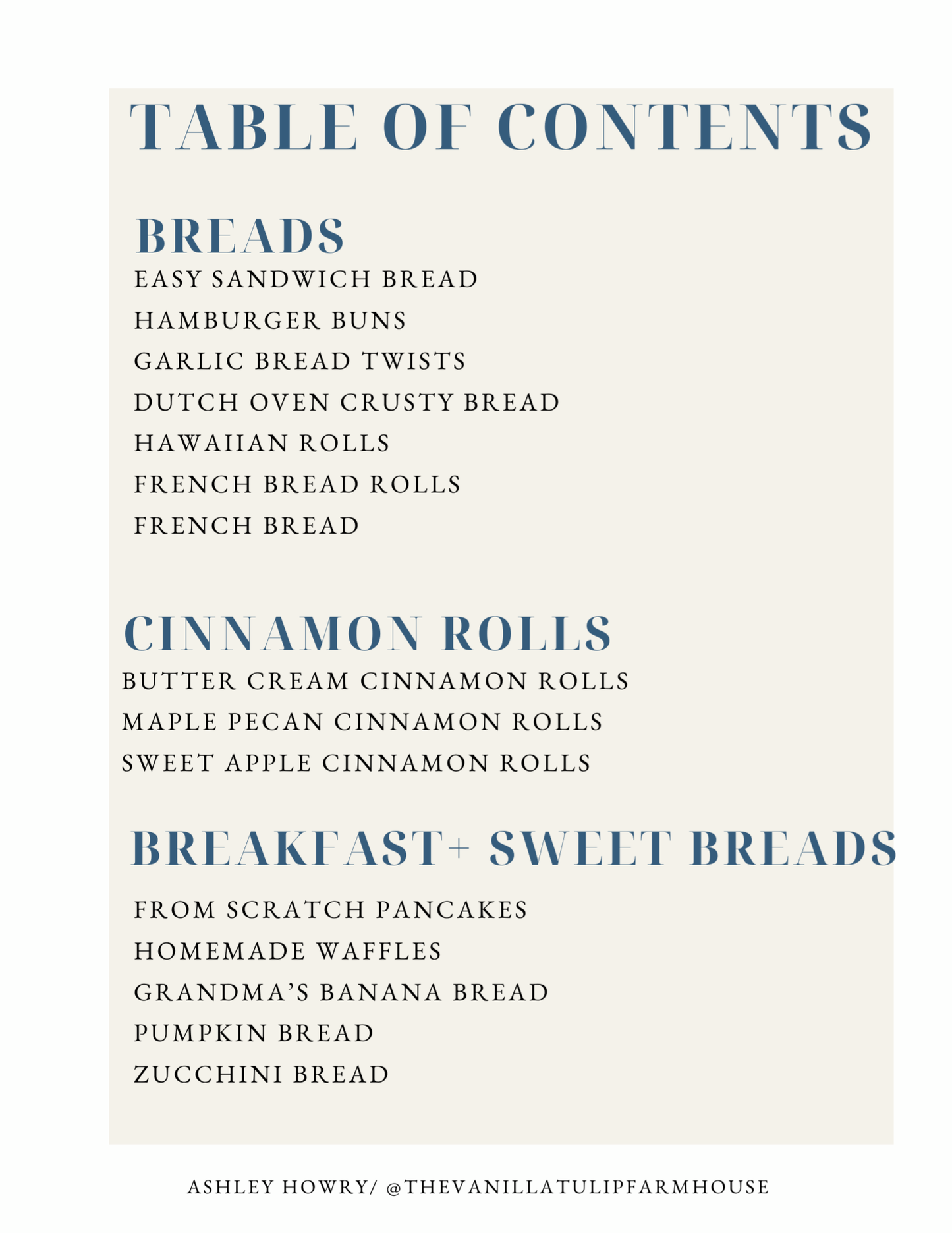 DIGITAL Breads & Breakfast Favorites Cookbook